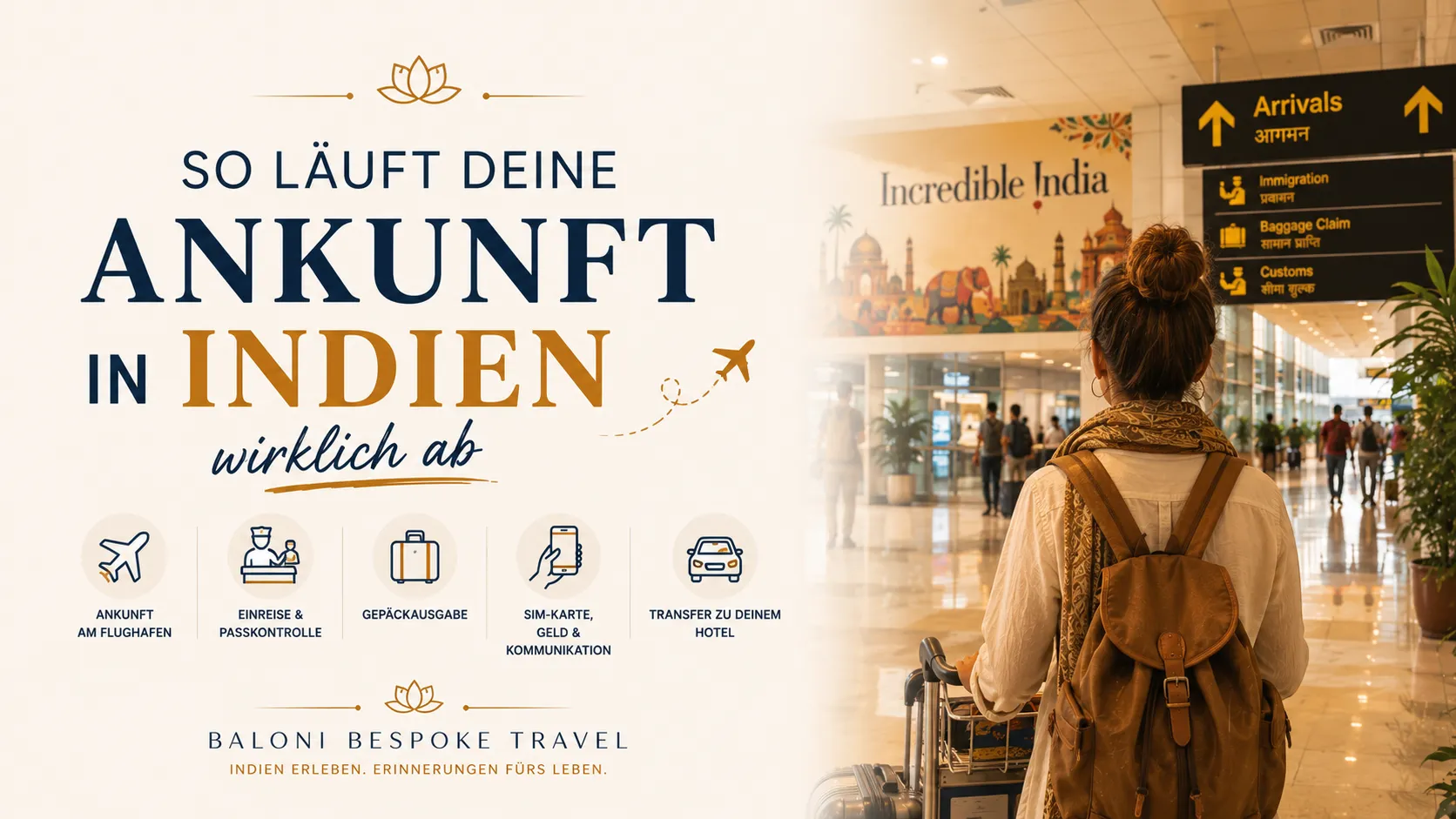 Was nach der Landung wirklich passiert – Schritt für Schritt durch deinen ersten Tag in Indien